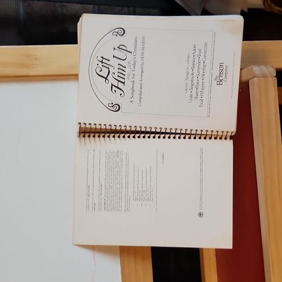 VINTAGE 1970S Hymnal Lift Him Up Spiral Softcover Praise Book - Picture 5 of 6